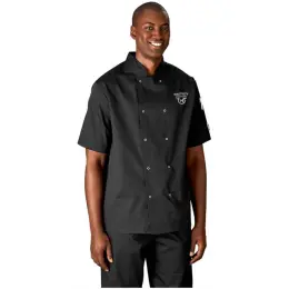 Unisex Short Sleeve Zest Chef Jacket Model Image